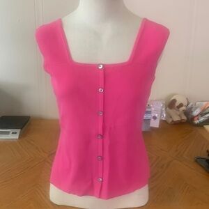 Professional style button down tank